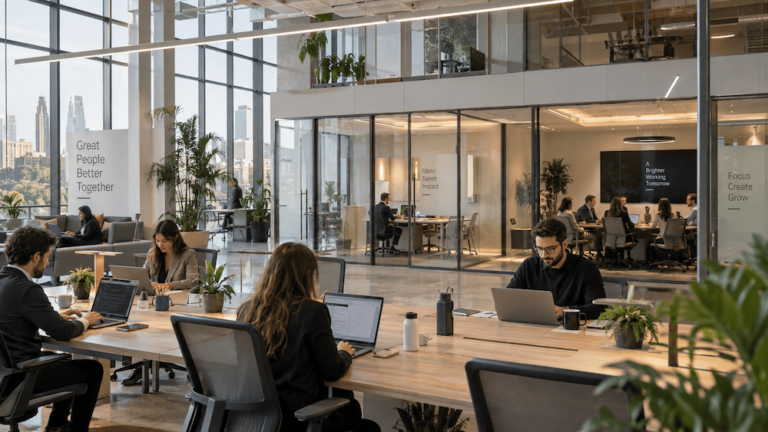 Espacios de trabajo flexibles y gestión estratégica del talento híbrido