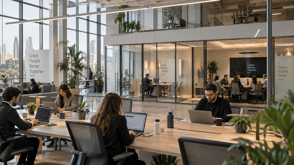 Espacios de trabajo flexibles y gestión estratégica del talento híbrido
